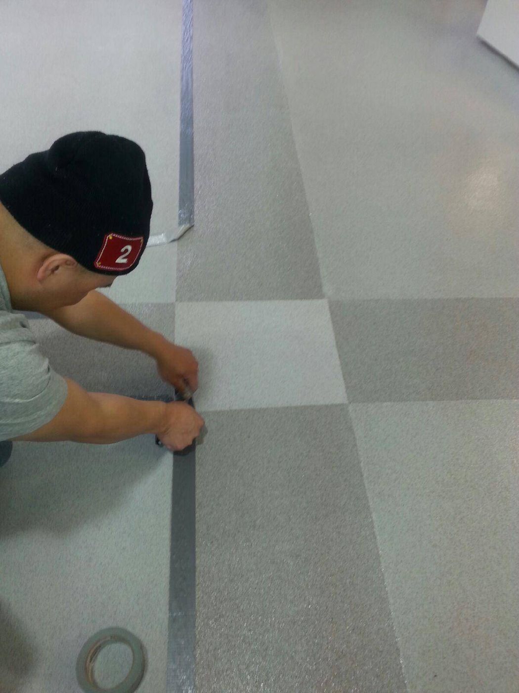 Maverick installed resinous floor project photo