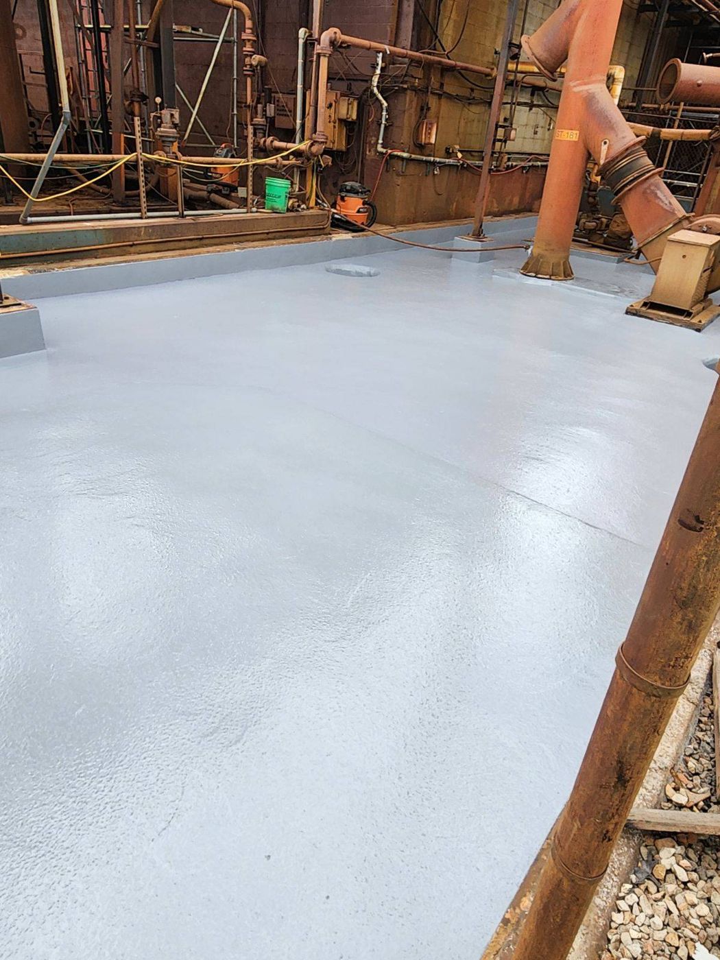 Maverick installed resinous floor project photo