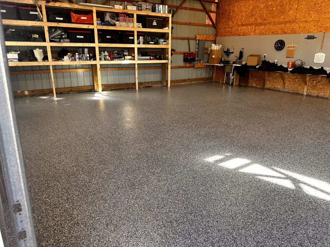 Maverick installed resinous floor project photo