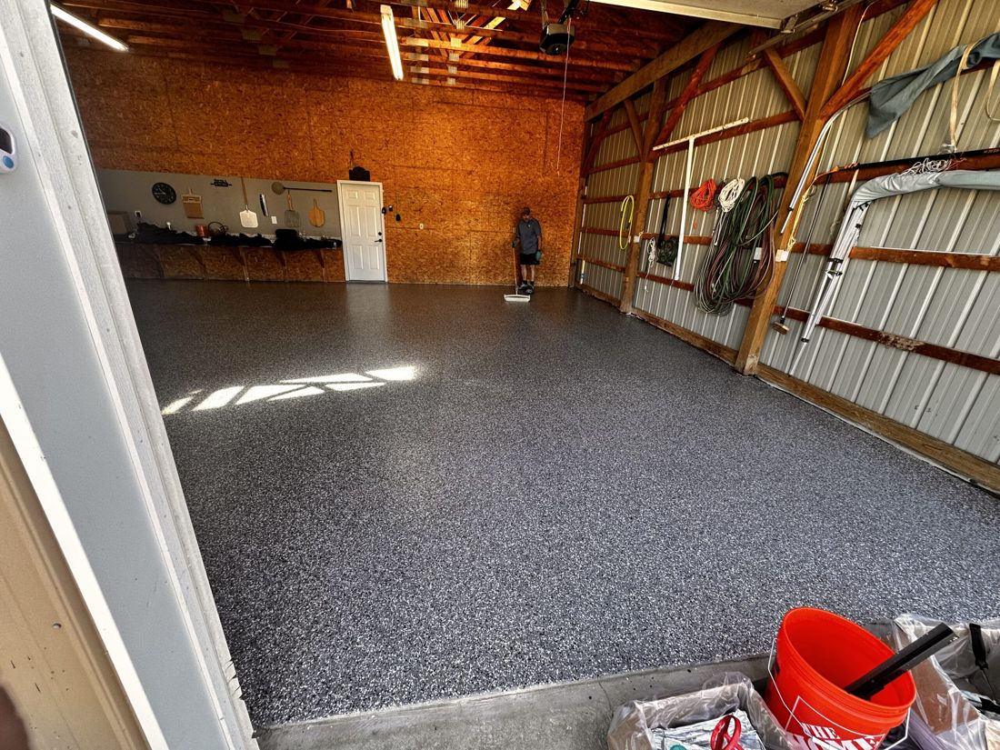 Maverick installed resinous floor project photo