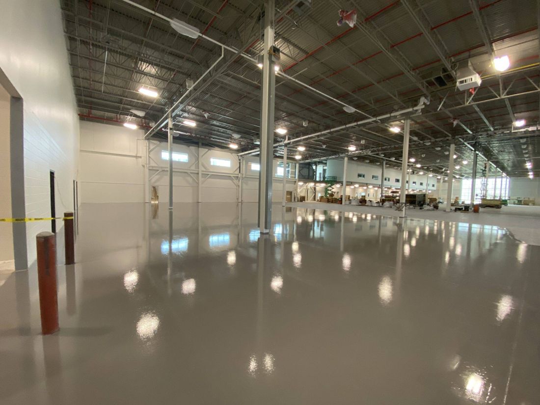 Maverick installed resinous floor project photo