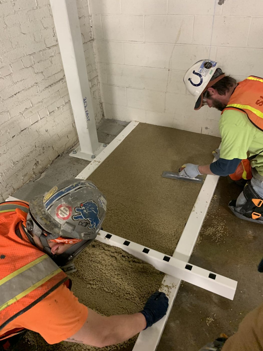 Maverick installed resinous floor project photo