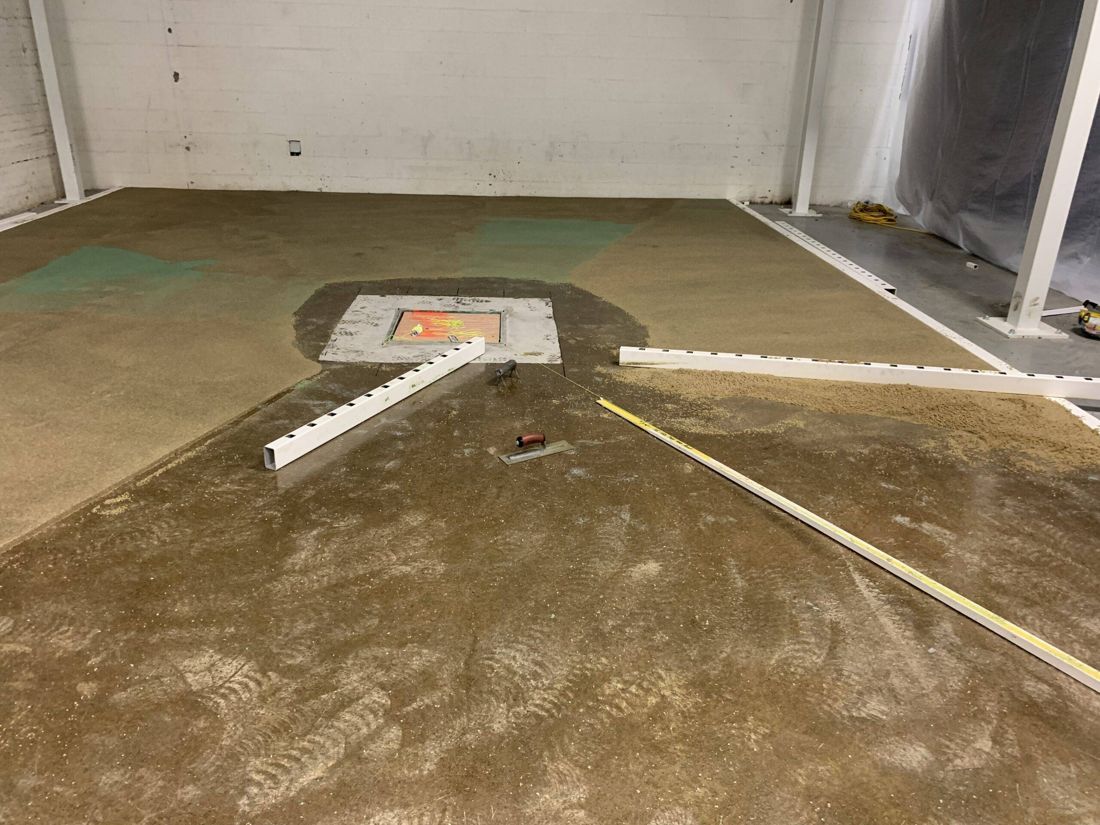 Maverick installed resinous floor project photo