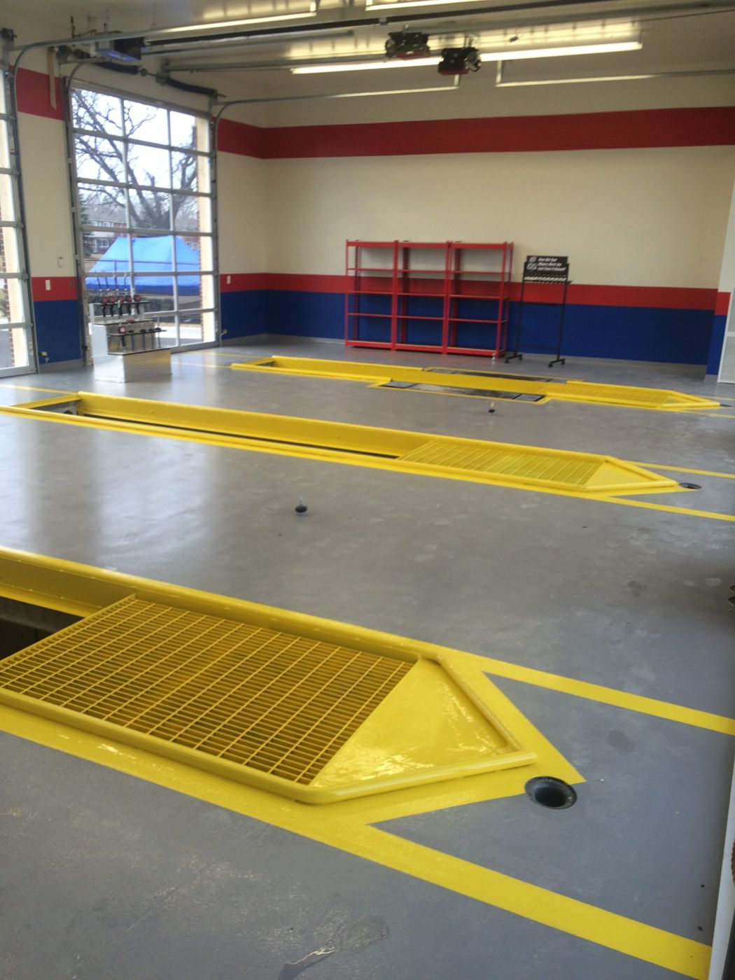 Maverick installed resinous floor project photo