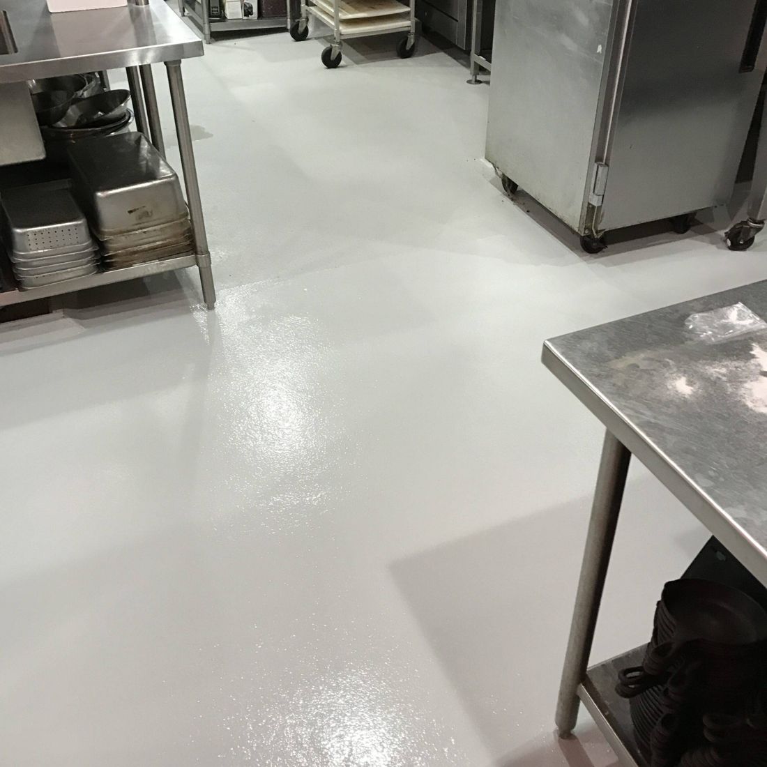 Maverick installed resinous floor project photo