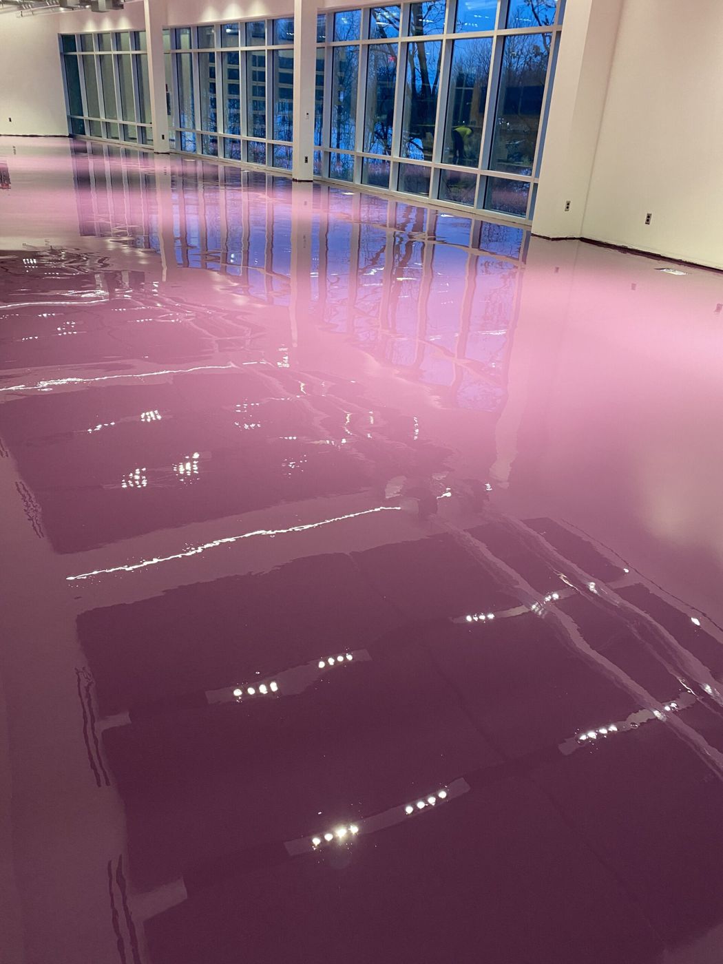 Maverick installed resinous floor project photo