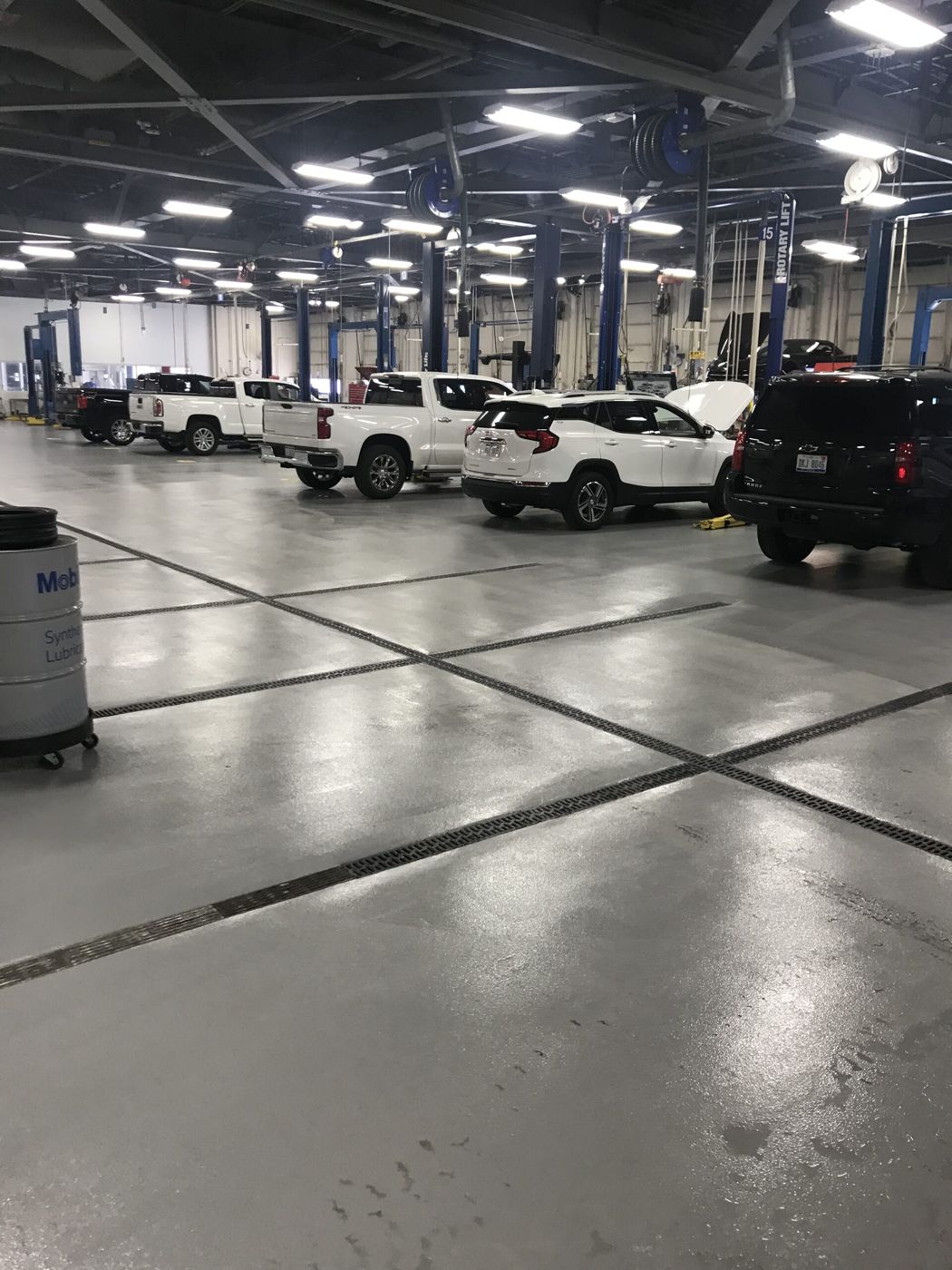 Maverick installed resinous floor project photo