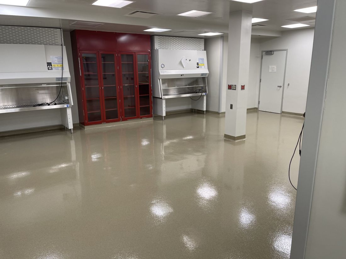 Maverick installed resinous floor project photo