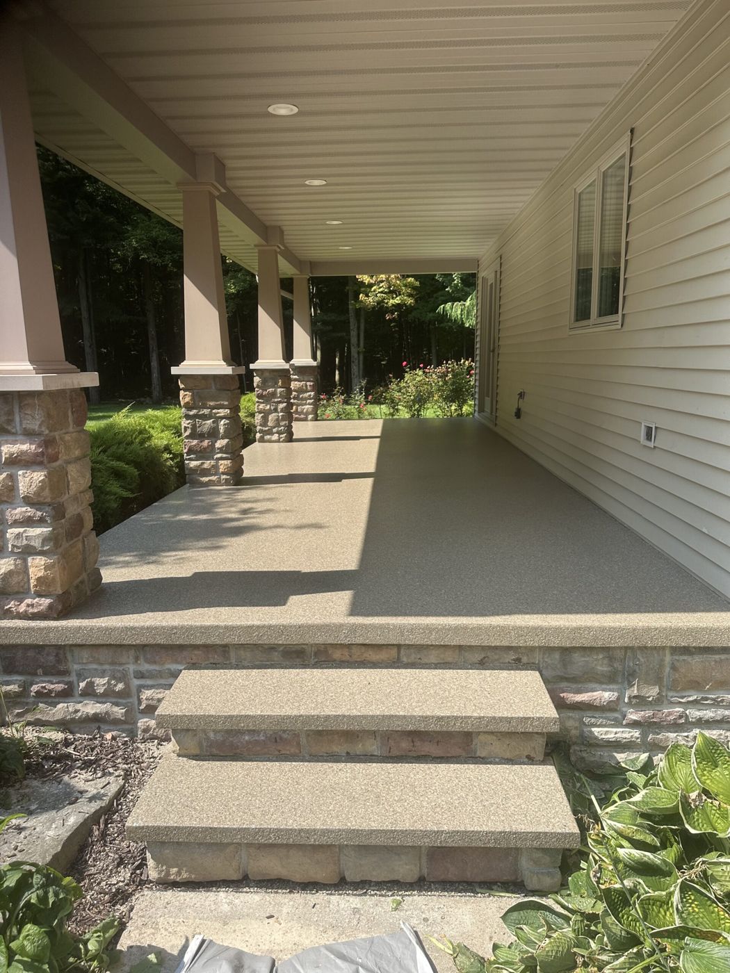 Maverick installed resinous floor project photo